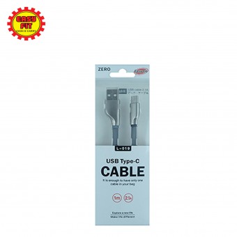 L-019 TYPE-C USB CHARGING CABLE (1M)