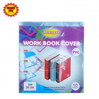 PVC WORK BOOK COVER - 10 PIECES