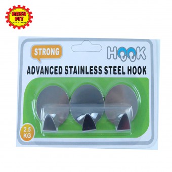 3PCS ADVANCED STAINLESS STEEL WALL HOCK