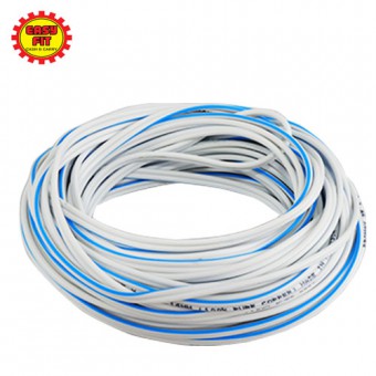 [SIRIM APPROVED] 5M / 10M / 20M 23/0.14mm x 2Core Wire (Blue/Wht) / Twin Flat Wire 2 Core / 2 Core P