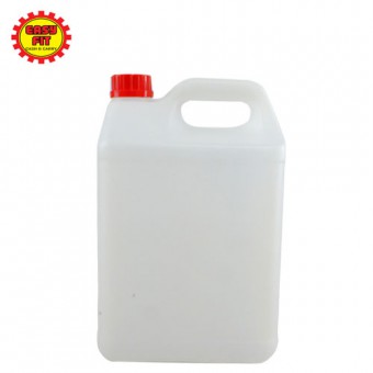 5L WHITE JERRY CAN- Plastic Bottle / HDPE Container / Water Tank / Tong Air Drum / Bekas Minuman / T