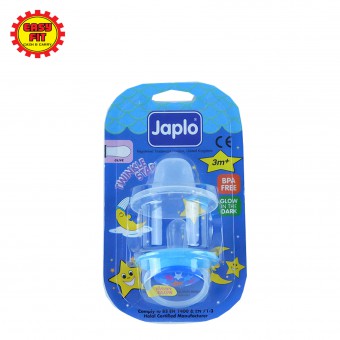 JAPLO TWINKLE STAR OLIVE TS28 SOOTHER - WITH NIGHT GROWTH HANDLE AND COVER